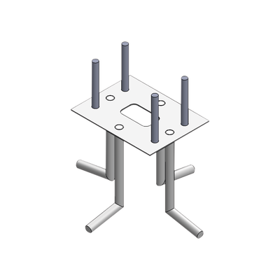 [XB-ANCLA] Ancla Para Sujeción al Piso Compatible con Todas las Barreras Vehiculares XB, XBF y XBS