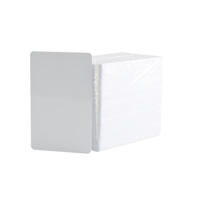 [081754] Paquete de 500 tarjetas de PVC UltraCard 30 mil CR80/ Diseñadas para impresión/ Sin Tecnología