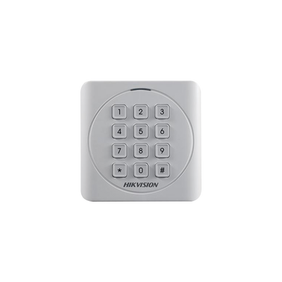 [DS-K1801EK] Lector de Tarjetas PROX EM y Contraseñas / Exterior IP65 / Wiegand / Compatible con Cualquier Panel / PEQUEÑO y ESTETICO