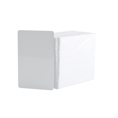 [082266] Paquete de 500 Tarjetas UltraCard 10 milesimas Grosor/ Adhesivas/ Imprimibles por un sólo lado / Para pegar sobre tarjetas/ CR80