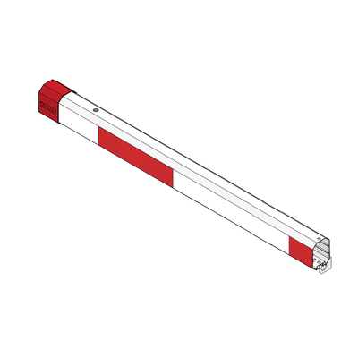 [1601-555] Brazo Octagonal de Aluminio de 4.2 metros / Compatible con Iluminación Rojo-Verde (No incluida)