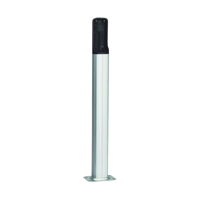 [001-DIR-CG] Base de PVC para fotoceldas CAME, Color Plata, Altura de hasta 500 mm