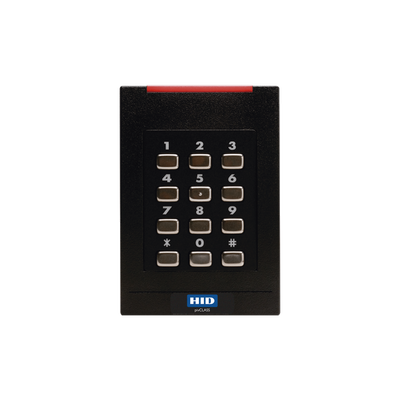 [RK40F] Lector con Teclado 921 PROX HID, EM /iClass SEOS (no clonable) /iClass SE/ iClass SR/ iClass /Mifare Classic, DesFire, Bluetooth/ Garantía de por Vida