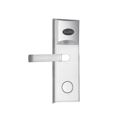 [LOCKPRO-1HI] Cerradura para Hotel Izquierda / MIFARE 13.56 MHz / Acero Inoxidable / 224 Eventos / 4 Baterías AA