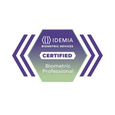 [287889564] Certificado Idemia Profesional Biométrico , membresía de 2 años con acceso al módulo de ventas 24/7 a la plataforma de aprendizaje de dispositivos biométricos de IDEMIA.