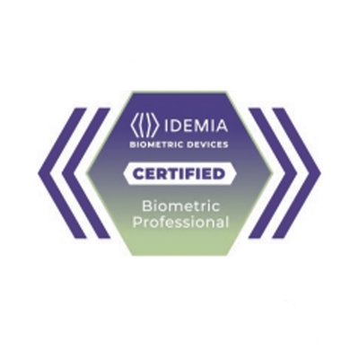 [287889709] Certificado Idemia Profesional Biométrico , membresía de 2 años con acceso al módulo de ventas 24/7 a la plataforma de aprendizaje de dispositivos biométricos de IDEMIA.