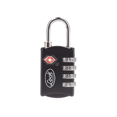 [SYS-54CA] Candado de Combinación Maletero Negro TSA / Medida 30 mm/ / Nivel de seguridad 3 / Discos Programables.