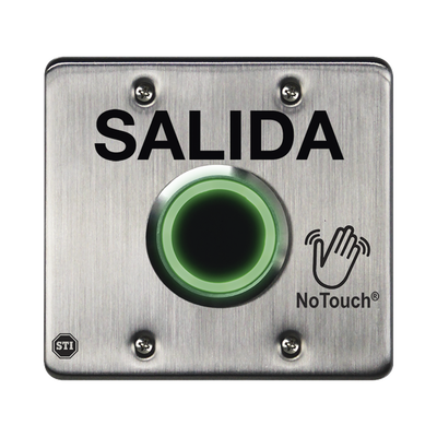 [NT-SS201-ES] Interruptor IR NoTouch® de Acero Inoxidable, Salida Doble, SALIDA