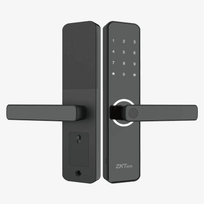 [ML100] Cerradura Inteligente / Huella Digital y Wi-Fi / Mortise Europeo DIN / 300 Usuarios / App ZSmart / Carga Emergencia Micro-USB