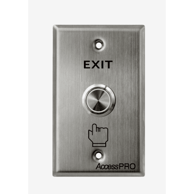 [APB-87022D] Botón de Cabeza Plana / Exterior IP66 / Estético / Placa de Acero Inoxidable