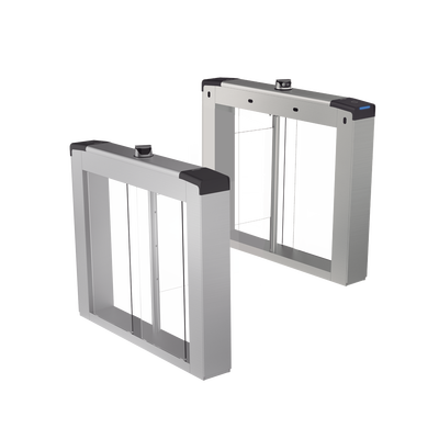 [DS-K6B221TMX-LR] Kit de Torniquetes Swing (NO Incluye Aletas) / Reconocimiento Facial y Lectores de Tarjeta Incluidos / Bidireccional / 5,000,000 MCBF / 4 Pares de dToF / Carriles Seleccionables de 65 o 90 cms (aletas de acrilico no incluidas)