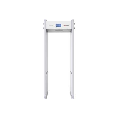 Arco Detector de Metales de 18 Zonas con Pantalla LCD de 7 / Conteo de personas y Alarmas / Ajuste de Sensibilidad e Interferencias / Mejora Anti-Interferencia