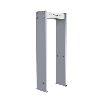 Arco Detector de Metales de 6 Zonas / Contador de Personas y Alarmas / Precisión de una Moneda 25 mm / 255 Niveles Sensibilidad / Pantalla LED