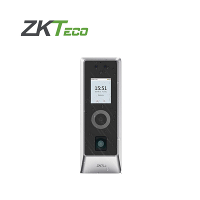 [PRO-MA-QR] Lector Autónomo Facial y QR / 30,000 Rostros / IP66 IK07 / TCP/IP Wiegand RS485 / Exterior / ZKBio CVSecurity