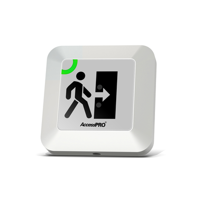 [ACCESSK4DTR] Botón de Salida sin Contacto Compatible con Control Remoto / Temporizado / Distancia Ajustable / Diseño Moderno