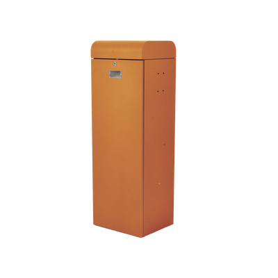 [XBF-3002-RN] Barrera vehicular derecha / Soporta brazo de hasta 3 m / Apertura en 1.5 s /Final de carrera ajustable por programación / Movimiento fluido / Diseño elegante color naranja