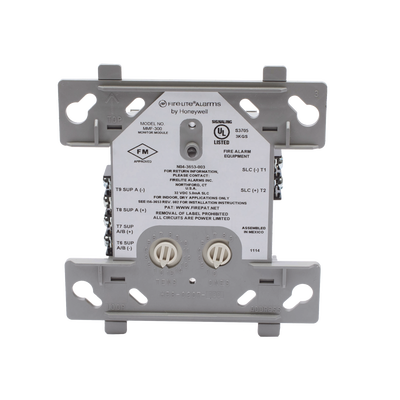 [MMF-300] Módulo Monitor Direccionable - Para Contactos Secos NA, Permite agregar sensores convencionales al SLC.