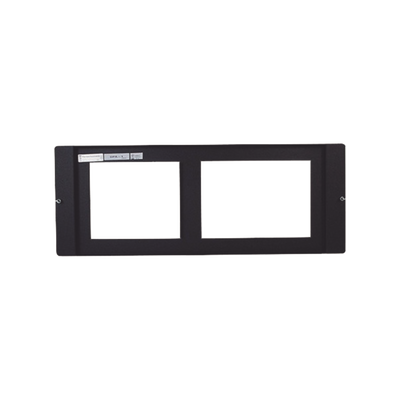 Placa de 1 Fila para DVC-EM y CMIC-1 / Compatible con Gabinetes Serie CAB-4 de NOTIFIER / Color Negro