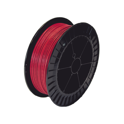 [TC-155G-500] Bobina de 152 Metros de Cable Detector de Calor, Temperatura Fija 68 grados Celsius, Recubrimiento de Nylon Rojo para Aplicaciones en Exterior, con Guía Acerada
