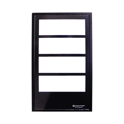 Puerta para Gabinete de 4 Niveles / para Paneles NOTIFIER Serie ONYX / Color Negro