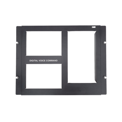 [DPA-2B] Placa de 2 Fila para DVC / Compatible con Gabinetes Serie CAB-4 de NOTIFIER / Color Negro