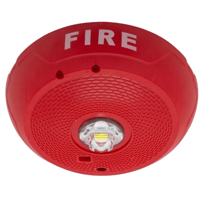 [SCR-LED] Lámpara LED Estroboscópica, Montaje en Techo, Nivel de Candelas Seleccionable, Color Rojo, Nuevo Diseño Moderno y Elegante y Menor Consumo de Corriente