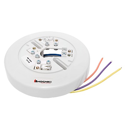 [HSC-4R] Base Para Detector Convencional Con Relevador, 6 , 4 Hilos, 24 Vcd (0300-02030)
