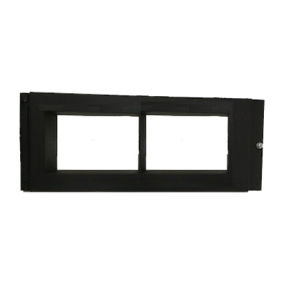 Placa de Revestimiento para Anunciador Gráfico NCD / se Instala en la Primer Fila de Gabinetes Serie CAB-4 de NOTIFIER / Color Negro