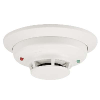 [2W-TB] Detector Fotoeléctrico de Humo de 2 Hilos con Sensor de Temperatura a 57° C, Serie i3