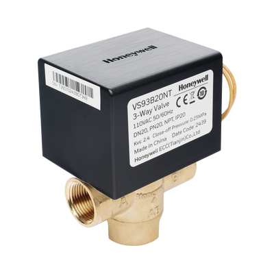 Válvula 1/2 de control eléctrica VS9 para fan coil: DN20: PN20: 3 vías: 110 V CA: conexión NPT