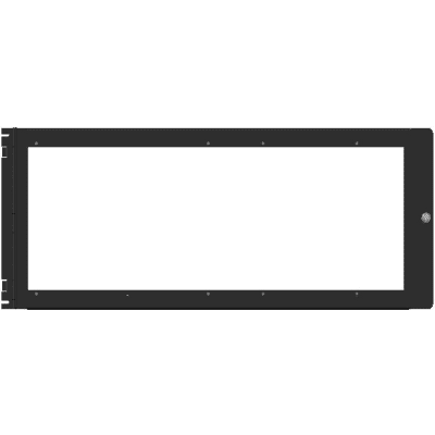 Placa de Revestimiento para Anunciador Táctil y Anunciadores / para Panel N16X / Serie INSPIRE de NOTIFIER / Color Negro