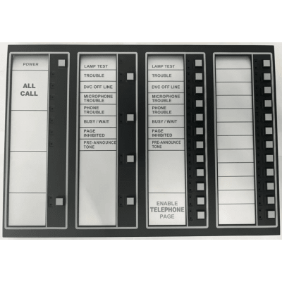 [DVC-KDB] Teclado para Comando de Voz Digital DVC-EM / para Panel N16X / Serie INSPIRE de NOTIFIER