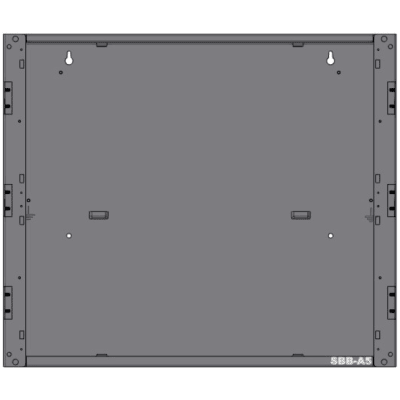 Gabinete de 1 Niveles / para Panel N16X / Serie INSPIRE de NOTIFIER / Color Negro
