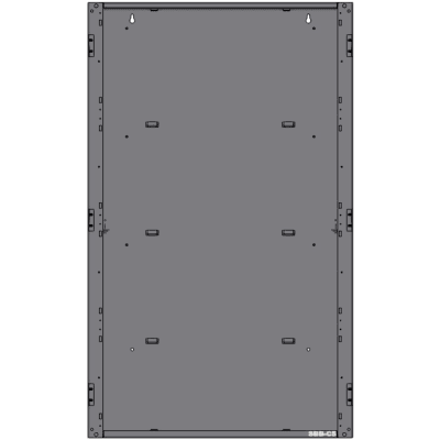 Gabinete de 3 Niveles / para Panel N16X / Serie INSPIRE de NOTIFIER / Color Negro