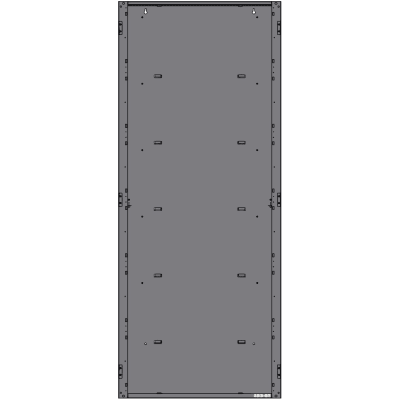 Gabinete de 5 Niveles / para Panel N16X / Serie INSPIRE de NOTIFIER / Color Negro