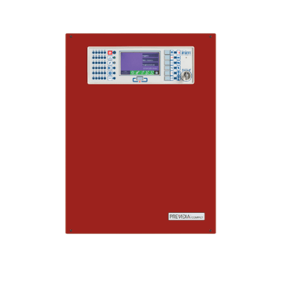 Central de Detección de Incendio Previdia Compact | Sistema Analógico Direccionable | 2 Lazos Hasta 480 puntos en cualquier combinación | Gestión cloud integrada | Certificaciones EN54-2/4/21 | UL