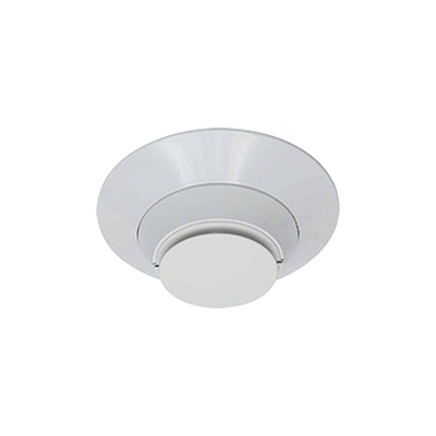Detector de humo fotoeléctrico direccionable con sensor térmico, color blanco, incluye base de montaje 6