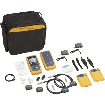[DSX2-8000INT] Certificador DSX-8000 para Cable de Cobre Cat5e, Cat6, Cat6A y Cat8, Precisión de Nivel VI/2G (2 GHz), Con WiFi Integrado y Pantalla LCD de 5.7 Pulgadas (14.48 cm), Versión Internacional