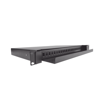 [LP-ODF-8002] Distribuidor de Fibra Óptica Deslizable, Vacío, 19 Pulgadas (48.26 cm), Acepta 24 Adaptadores LC Duplex o LC Simplex o 24 SC Simplex, 1U