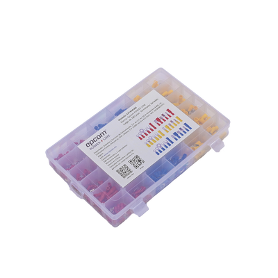 [EP-TKM-580] Juego de 580 pzas. Terminales Variadas con Forro y Caja de Almacenamiento.