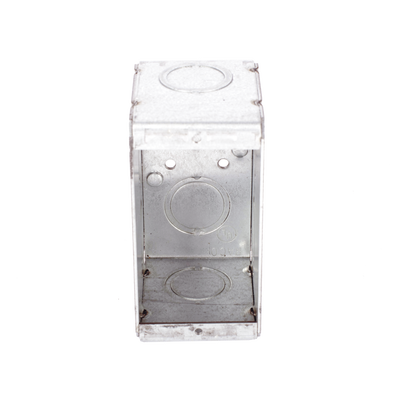 [HUB-690] Caja (Chalupa) Multigang de 1 Gang/ Profundidad de 2-1/2 Pulgadas (6.35 cm)/ 8 TKO (1/2 y 3/4).