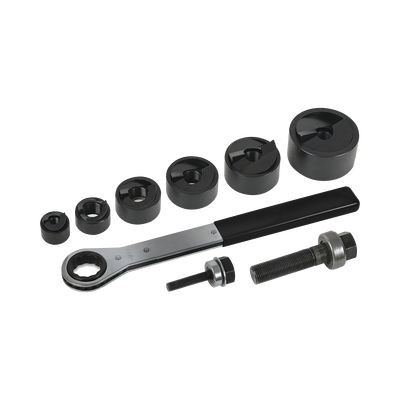 [53732SEN] Juego de 6 Sacabocados de 1/2 a 2 Pulgadas (12.7 a 50.8 mm). con Estuche
