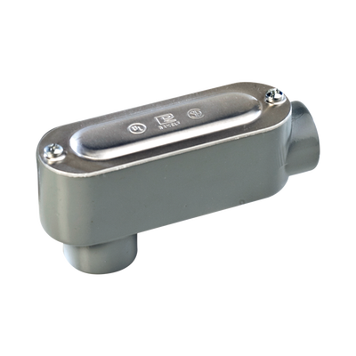Caja Condulet tipo LB de 3/4 (19.05 mm) Incluye tapa y tornillos.