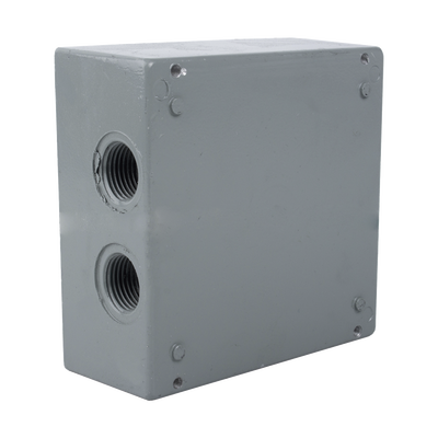 [RC-0493] Caja Condulet Cuadrada de 3/4 (19.05 mm) con 4 bocas a prueba de intemperie.