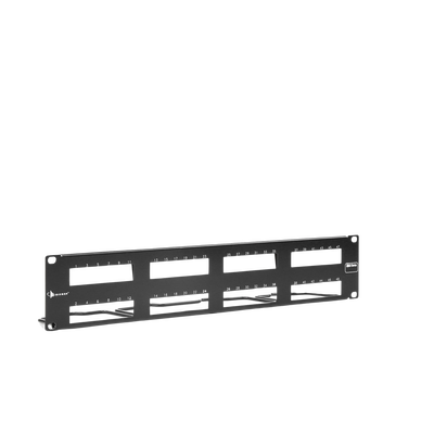 [MX-PNL-48-C] PATCH PANEL MAX VACIO ID VERTICAL UTP 48 PTOS PLANO 2U NEGRO
