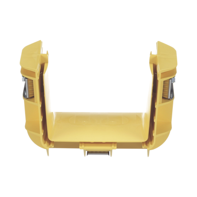 [FRBC4X4LYL] Union Recta Cople, Para Canaleta FiberRunner™ 4X4, Color Amarillo