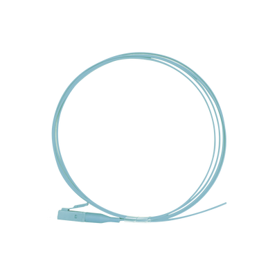 [LP-FOM4-LC-01] Pigtail de Fibra Óptica Simplex LC, PVC, OM4 50/125, Aqua, 1 Metro (3.28 Pies)