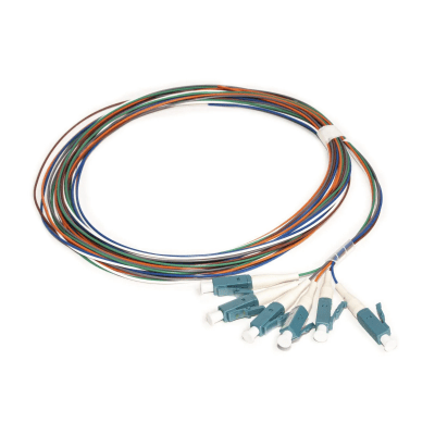 [FZ6BN1NNNSZM001] Kit de 6 Pigtails con Conector LC, Multimodo 50/125 OM4, 900um, de 1 Metro (3.28 Pies)
