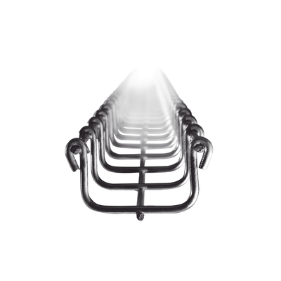 [MG-50-420EZ] Charola Tipo Malla 33/50 mm, Acabado Electro Zinc, Hasta 26 Cables Cat6, Tramo de 3 Metros