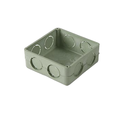 Caja Cuadrada de 1/2 para Instalaciones de PVC Conduit Pesado.